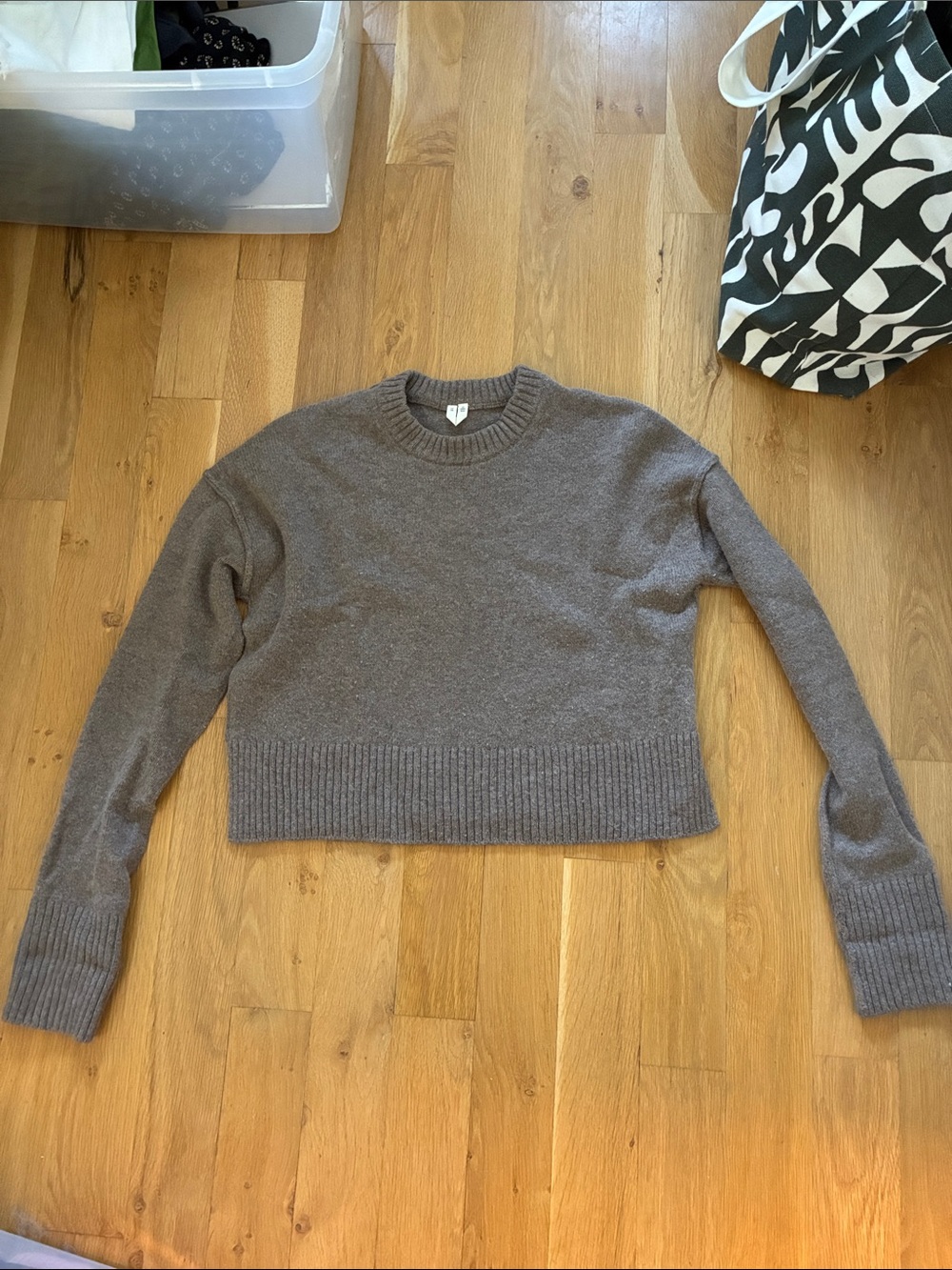 Arket Taupe Sweater XS